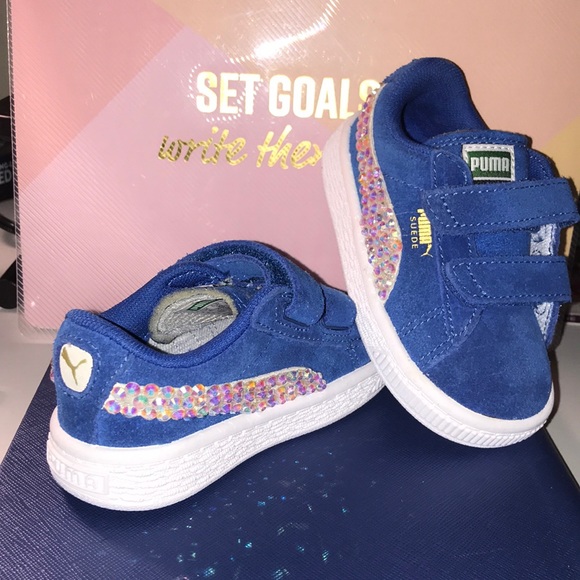Puma custom blinged toddler shoes - Picture 1 of 3